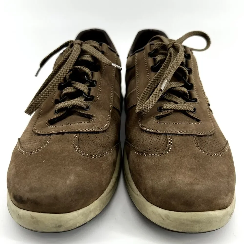 Mephisto Hike Perf Walking Shoes Outdoor Suede Lace Up Brown US 9